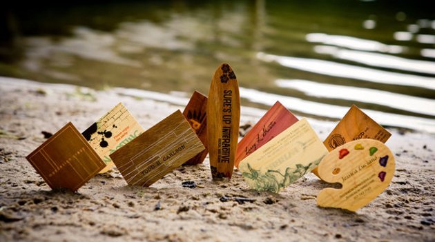 collection-of-wooden-business-cards