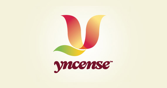 yncense-creative-gradient-3d-logo-design