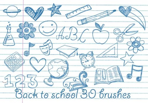 school-doodles-brushes